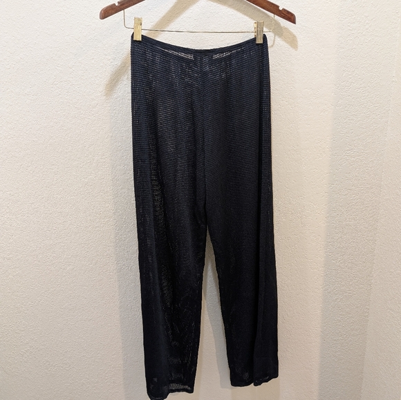 Beachwear Jordan Taylor Black Mesh Bathing Suit Pants. Size Small - Picture 3 of 3